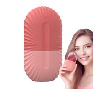 Molde Facial De Hielo, Rodillo De Hielo De Cubo De Brillo Reutilizable De Enfriamiento Para La Cara, Herramienta De Masaje En Frío Calmante, Rodillo De Terapia De Belleza Natural Para Ojos Del Cuello