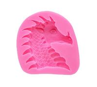 Molde flexible de silicona de grado alimenticio con escamas de dinosaurio 3D, arcilla, resina, cerámica, caramelo, fondant, caramelo, chocolate, jabón, moldes para hornear silicona para decoraciones,