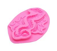 Molde flexible de silicona de grado alimenticio con escamas de dinosaurio 3D, arcilla, resina, cerámica, caramelo, fondant, caramelo, chocolate, jabón, moldes para hornear silicona para decoraciones,
