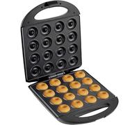 Molde for gofres con calefacción de rosquillas, máquina for hacer rosquillas antiadherente, máquina for hacer rosquillas comercial de 16 orificios, calefacción de doble cara