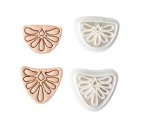 Molde geométrico para decoración de orejas con colgante de joyería para series de aretes de arcilla suave, herramienta de manualidades, molde de aretes