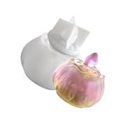 Molde grande de silicona para tarros de almacenamiento de flores, moldes de resina epoxi para contenedores de joyas y decoración del hogar