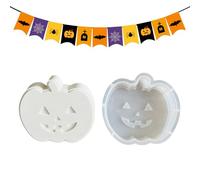 Molde Halloween de Silicón | Moldes De Halloween Para Hacer Velas - Para Arte Manual En Resina Epoxi Jabón Perlas De Aroma Chocolate Postres Magdalenas Gelatina Pendientes Velas Y Aromaterapia