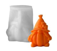 Molde Halloween, Molde 3D De Gnomo Calabaza, De Gnomo Reutilizable Para Manualidades De Otoño Y Acción De Gracias Para Jabón Resina Arte Cake Y Favores De Boda