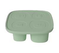 Molde Hielo Cilíndrico - Silicona 7.09x7.09x2.36in | Molde 4 Cavidades Con Tapa, Grandes Huecos Para Whisky, Cócteles, Té, Café, Uso Interior, Exterior & Camping