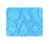 Molde Holográfico De Silicona De Navidad Para Adornos De Bricolaje Muñeco De Nieve Árbol De Resina Colgante De De Nieve Moldes De Epoxi Llavero Holográfico De Muñeco De Nieve Moldes De