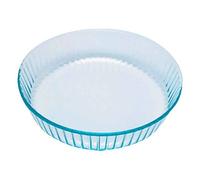 pyrex molde tarta ondulado horno boro 27x27x6cm classic vidrio
