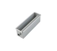 Molde Largo para Hornear Pasteles,Molde para Pasteles con Forma Corazón Que Fluye, Molde para Pan Cuadrado Aleación de Aluminio con Tubo Central,