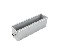 Molde Largo para Hornear Pasteles,Molde para Pasteles con Forma Corazón Que Fluye, Molde para Pan Cuadrado Aleación de Aluminio con Tubo Central,