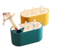 Molde Lolly de hielo, 12 cavidades Fácil de quitar moldes de palomitas, Ice Lolly Maker, Moldes de helado congelado reutilizables, BPA libre Cakesicle Chocolate Pop Molde para niños adultos postre