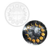 Molde lunar Epoxi para Manualidades DIY para Hacer Eclipse Lunar Fase Lunar Estrella Luna Reloj Dial Molde de Resina de Fundición