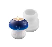 Molde multifauntal, base de velas, molde para manualidades, molde de hongos, vela de silicona, soporte de soporte