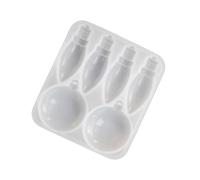 Molde multifuncional de silicona para manualidades, decoración de Navidad, ideal para proyectos y pequeñas empresas, molde de resina de fácil liberación