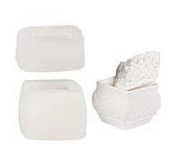 Molde multiusos para velas, molde de silicona para flores, caja de joyas, funda de almacenamiento para entusiastas de las manualidades, flores, rosa
