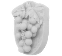 Molde Ovalado de Silicona para Jabón Vinoterapia con Diseño de Racimo de Uva | Resistente, Flexible y Antiadherente | Ideal para Crear Jabones Personalizados | Medidas 4x6x2 cm