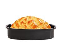 Molde ovalado para tarta de queso - No se pega - Sartén ovalada para el hogar, cocina y panadería, sartén de pan, moldes para hornear, esta forma única ha sido diseñada para una herramienta de hornear