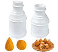 Molde para Arancini y Croquetas Multifuncional de 2 Piezas para Cocina Casera DIY, Fácil de Usar en Segundos con Arroz, Carne, Verduras y Almuerzos Saludables, para Resultados Gourmet y Ahorrar Tiempo