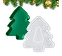 Molde para árbol de Navidad | Herramienta flexible festiva lisa reutilizable | De silicona para fiestas - Para familia, casa, fiesta, vacaciones, interior exterior, cocina, salón