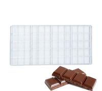 Molde Para Barra De Caramelo | Utensilios de Repostería Transparentes,Moldes Reutilizables Para Golosinas,Para Postres Navideños De Chocolate, Barritas Rellenas De Caramelo Y Snacks