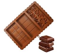 Molde para Barritas de Chocolate - Molde rectangular antiadherente y profundo | de alimenticio para barras rellenas,Para repostería, relleno de barras, DIY, confitería