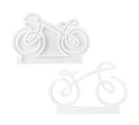 Molde Para Bicicletas Para Fondant - Molde Para Pastelería Silicona FlexibleFlexible, Flexible, Y Fácil Criatura Creativa, Pastel De Cocina | Deportes Tema Molde Ciclismo Cupcake Chocolate Gl