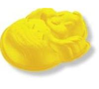 Molde para bizcocho con forma de pollito - Silicona - 22 x 28,5 x 4,5 cm - Calidad garantizada