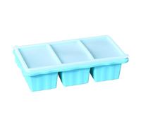 Molde para Bloques de Hielo | Bandeja de Hielo con Tapa para Congelador 3 de Silicona | Recipiente Hermético de Cocina para Caldo Preparación de Comidas y Bebidas