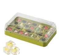 Molde para bloques de hielo, gran capacidad, reutilizable, con tapa y función de presión, para el hogar, restaurante, vacaciones, whisky, cóctel, enfriador de vino, preparación de bebidas