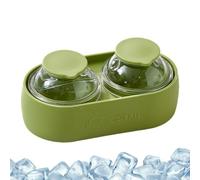 Molde Para Bolas De Hielo,Utensilios Reutilizables De Silicona Con Tapa De Alimentario | Molde Redonsasado De Hielo - Para Bebidas, Zumos, Eventos, Camping, Postres, Fruta