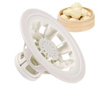 Molde para bollos al vapor - Pequeña máquina para hacer bollos al vapor, material ABS de alimenticio, fácil de limpiar, molde portátil para hacer albóndigas, 18 x 18 x 9 cm, utensilio de cocina