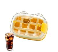 Molde para botella de hielo, bandeja de cubo 3D, máquina de hielo vertical, contenedor a prueba de fugas, diseño portátil, gran capacidad, ideal para la cocina del hogar, fiestas, camping, viajes al