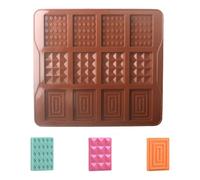 Molde para Chocolate,Molde Cuadrado De 12 Cavidades Para Rellenar Chocolate, Para Hornear Hecho A Mano | Para Uso En Galletas Gelatina Fiestas Cocina Postres Caramelos Reuniones