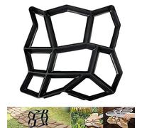 Molde para Crear Senderos de Jardín ausuky, Plantilla de Hormigón de Jardín DIY, Molde de Piedra de Cemento