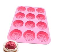 Molde para cubitos de hielo - 12 compartimentos fácil de deshacer, moldes de flores para whisky | Para jabón, chocolate, caramelos, alimentos, whisky, manualidades, congelador,