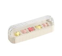 Molde para cubitos de hielo apilable e impermeable para cocina, fácil desmoldeo para cubitos de hielo, ideal para enfriar el whisky Bourbon Cócteles de vino de viaje, camping, casa de picnic