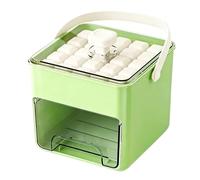 Molde para cubitos de hielo - de prensa giratoria, estructura resistente a las fugas, formación multicubo, liberación rápida de cubitos de hielo | Ideal para cocina, viajes de camping, picas