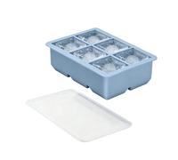 Molde para cubitos de hielo | Gran capacidad, fácil de deshacer, herramienta de silicona | Molde para bloques de hielo con fácil extracción | Para whisky, café, vino, de vino, cócteles, caravanas