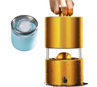 Molde para cubitos de hielo para coctelería, se puede preparar en 40-60 segundos, molde de hielo de 6,5 cm, no necesita alimentación eléctrica, buena conductividad térmica, ideal para whisky, bourbon,