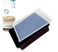 Molde para cubitos de hielo para cócteles, forma de bloque de hielo que se desmolda fácil y fácilmente, bandeja para el congelador en la cocina, para whisky, café, vino, bar, hogar