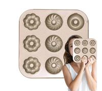 Molde Para Donuts - Utensilios De Repostería Antiadherentes Para Pasteles,Bandejas Para Donuts Para Horneado - Destinado a la Preparación del Desayuno, la Elaboración de Postres y la Cocina en Días