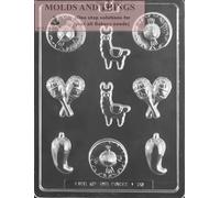 Molde para dulces del Cinco de Mayo con instrucciones para hacer dulces con derechos de autor (idioma español no garantizado)