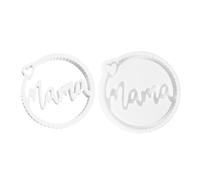 Molde para el día de la madre feliz, moldes de resina para adornos infantiles, decoración especial y elegante para cumpleaños, memorial pared casa