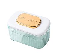 Molde para el hogar, caja de almacenamiento de celosías de gran capacidad, 24 cubos, reutilizable, caja de almacenamiento de hielo para congelador