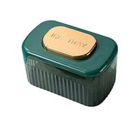 Molde para el hogar, caja de almacenamiento de celosías de gran capacidad, 24 cubos, reutilizable, caja de almacenamiento de hielo para congelador