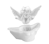 Molde para fondant de ángel 3D - Forma de fusión de silicona, molde de resina flexible, herramienta de chocolate fuerte, accesorio artesanal de liberación regular | Molde práctico hecho a mano pe