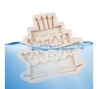 Molde para fondant de feliz cumpleaños, moldes de silicona para chocolate - Molde de fundición de resina epoxi Feliz Cumpleaños - Decoración de pasteles DIY, decoraciones de con molde para dulces de c