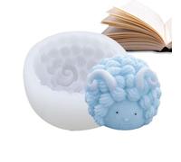 Molde para fondant de oveja, molde para chocolate Oveja - Molde de silicona de Pascua para hornear y hacer velas,Suministros para hornear de cocina de Pascua para el hogar, restaurante, granja, aparta