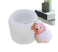 Molde para fondant de oveja, molde para chocolate Oveja | Molde de silicona de Pascua para hornear y hacer velas,Suministros para hornear de cocina de Pascua para el hogar, restaurante, granja, aparta