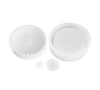 Molde para fundición navideña - Bandeja portavelas de de 381 g, Molde de Silicona Flexible | Herramienta de creación Artesanal para Crear navideños, candelabros, decoración de