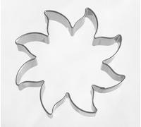 Molde para galletas con forma de sol, 7 cm, de acero inoxidable, apto para lavavajillas